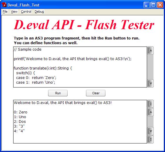 adobe flash actionscript 3.0 debug message